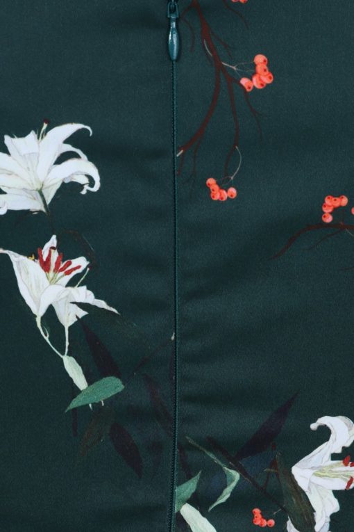 Robe Dorothy Lily, verte à fleurs, H&R