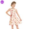Robe évasée Sorella, style rétro pour fillette