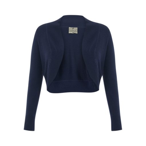 Boléro marine, style rétro, Collectif – Image 2