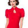Blouse style 40's, rouge