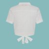 Blouse blanche vintage, broderie anglaise