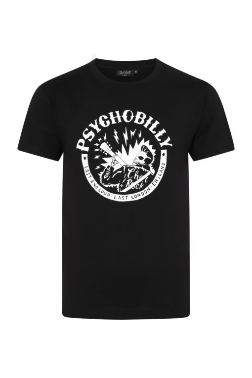 T-shirt noir psychobilly