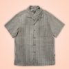 chemise vintage retro old vieux 50s fifties années 50 tartan gris manches courte coupe droite large ample coton chet rock